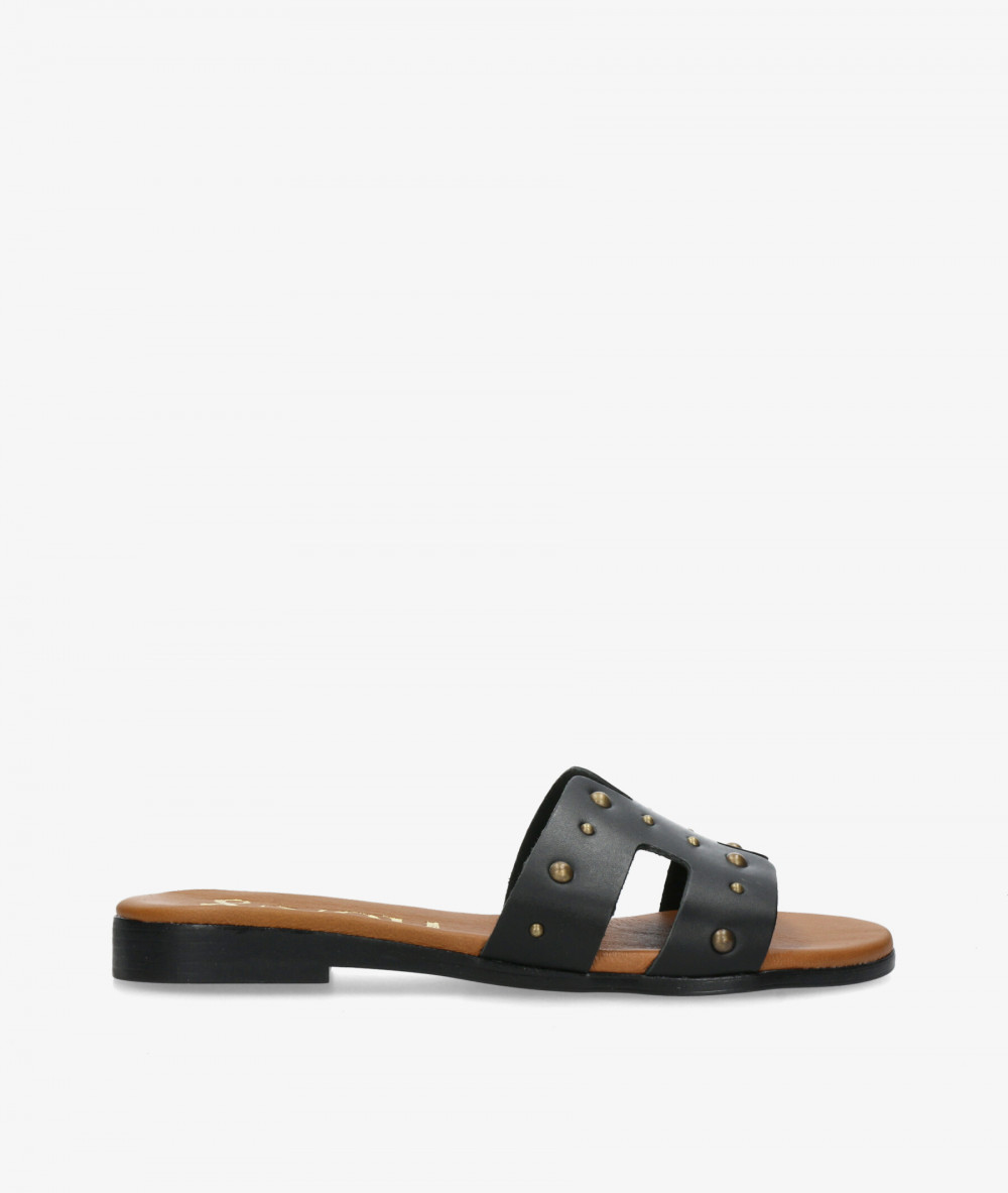 Sandalias bloom&you  1842 TACHAS en negro