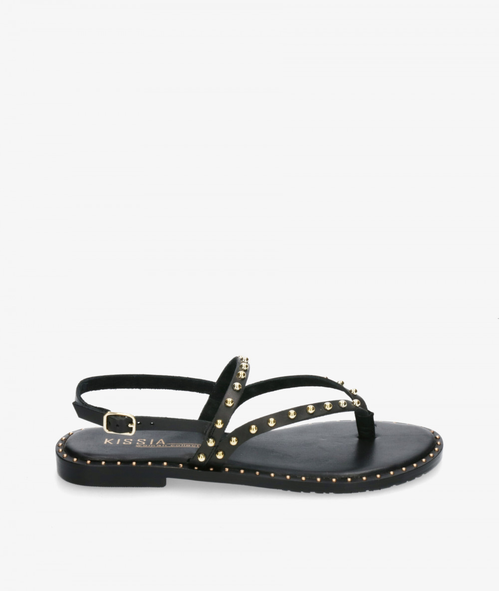 Kissia Sandals  RSP-10966  ERIE in black