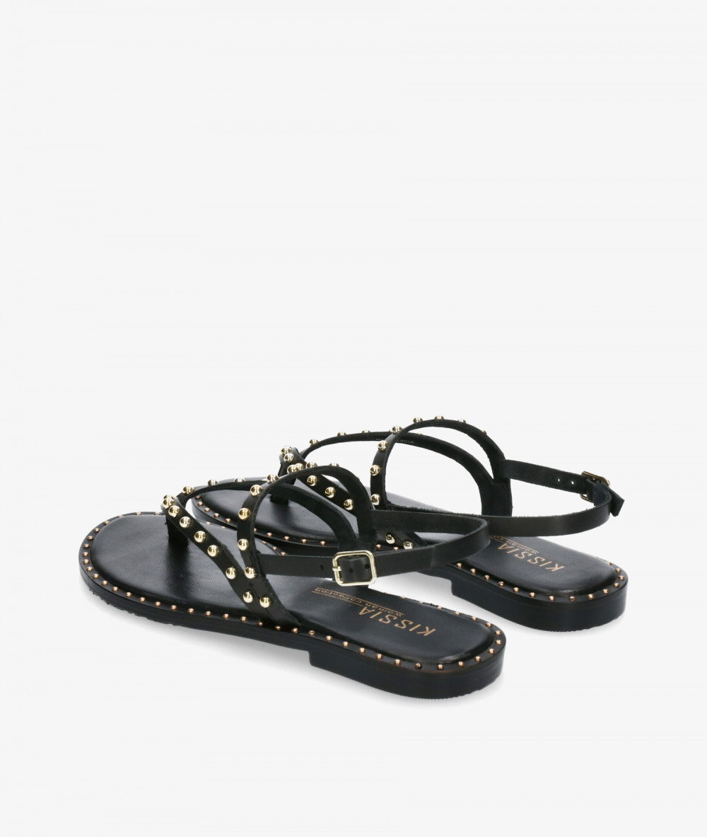 Kissia Sandals  RSP-10966  ERIE in black