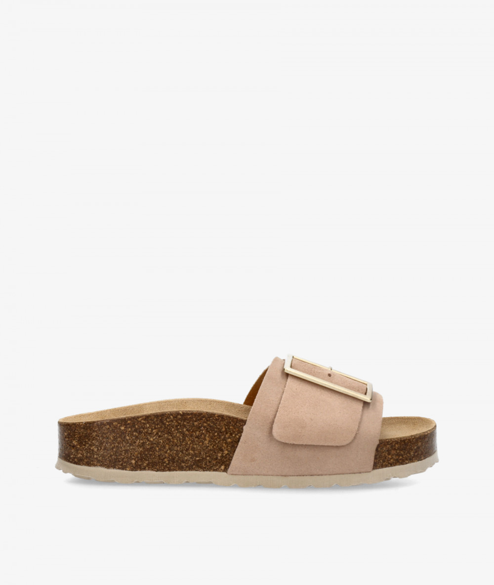 Sandalias bloom&you  HEBILLON en serraje nude