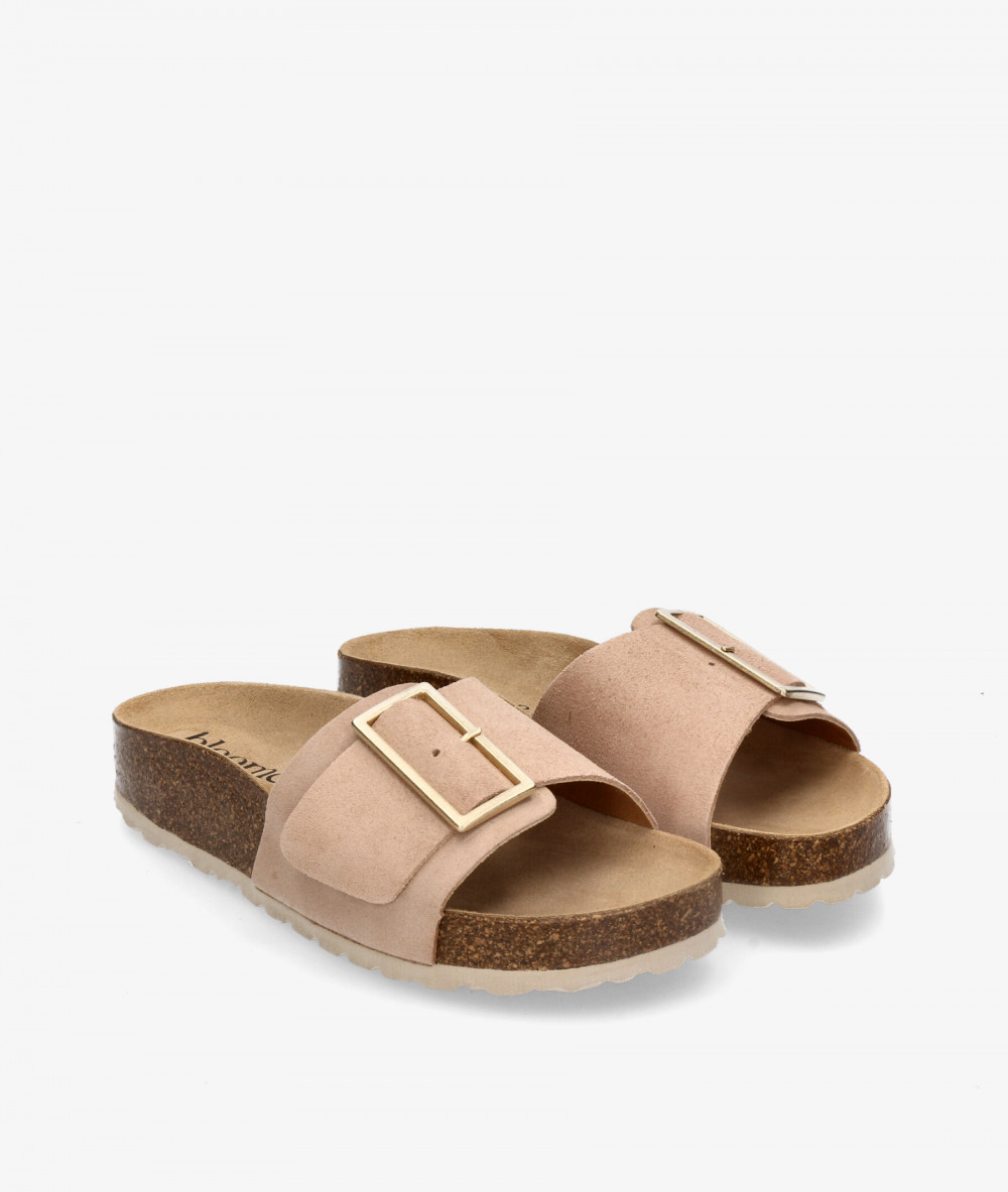 Sandalias bloom&you  HEBILLON en serraje nude