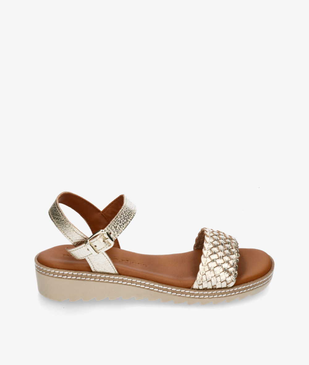 Sandalias pabloochoa.shoes  ESC070 en platino