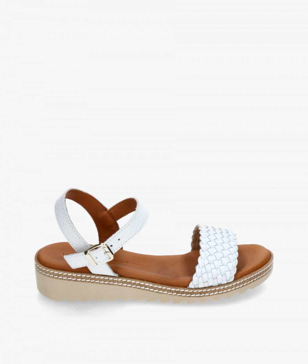 Sandalias pabloochoa.shoes  ESC070 en blanco