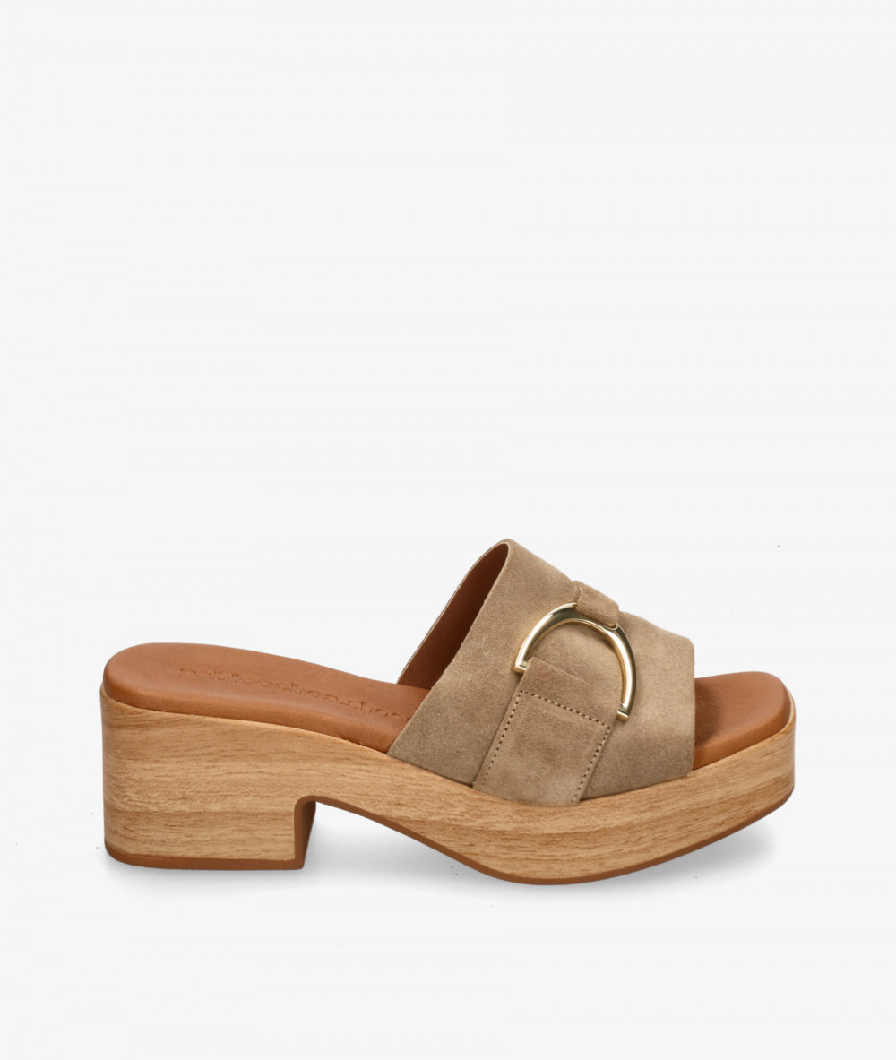 Sandalias pabloochoa.shoes  TIVA170 en serraje taupe