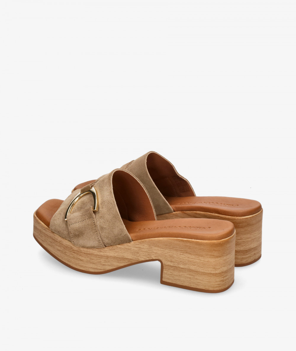 Sandalias pabloochoa.shoes  TIVA170 en serraje taupe