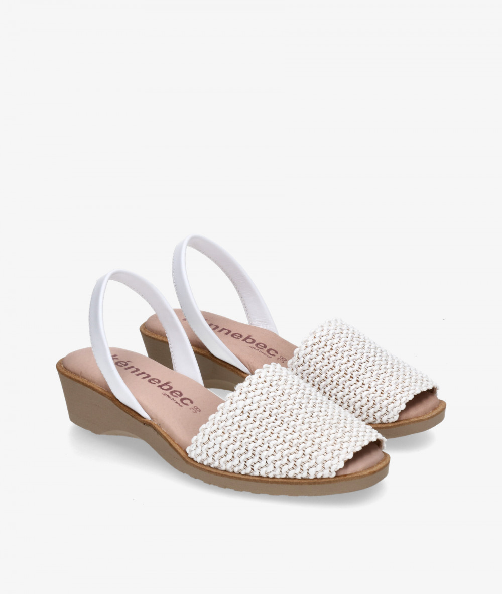 Sandalias Kénnebec  146 en blanco