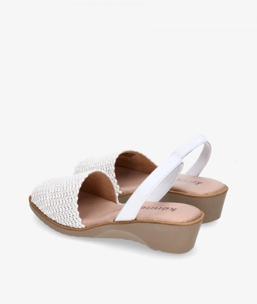 Sandalias Kénnebec  146 en blanco