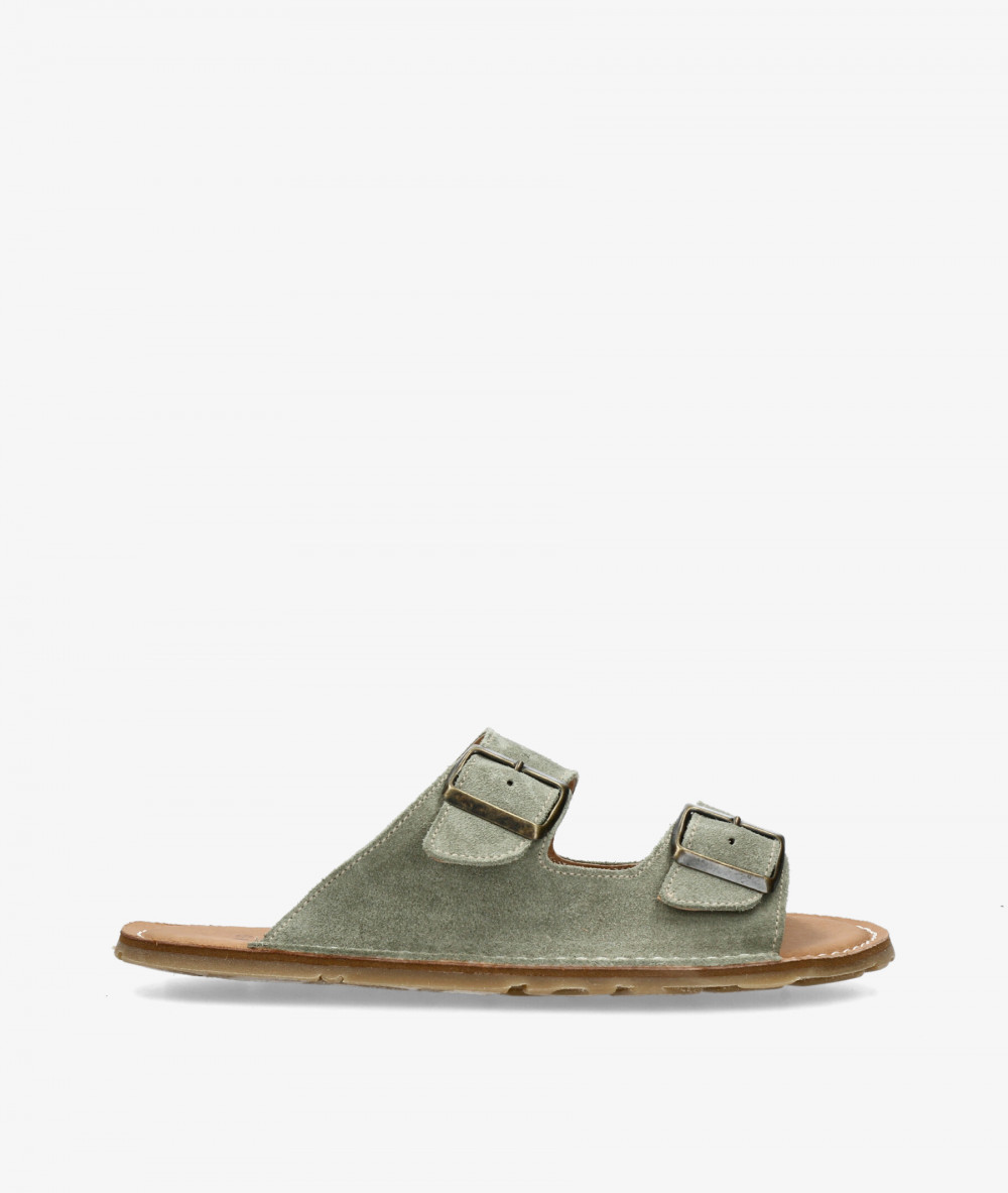 Sandalias FRAILERÁ NICO en serraje verde