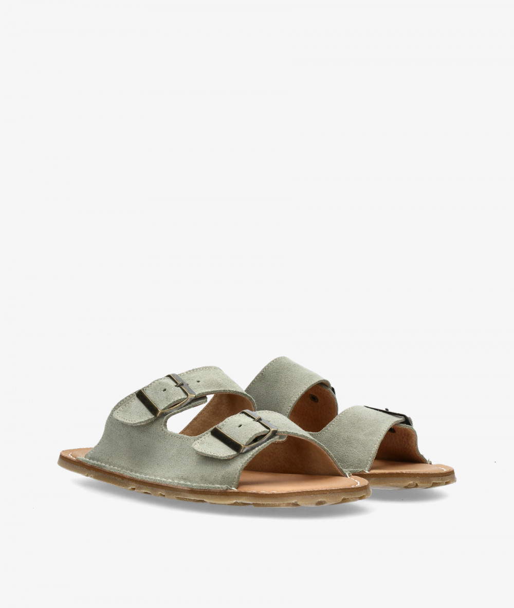 Sandalias FRAILERÁ NICO en serraje verde