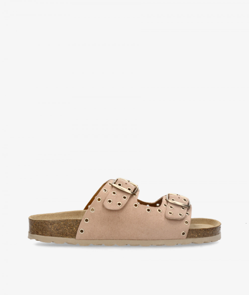 Sandalias Kénnebec  204015-OJ en serraje nude
