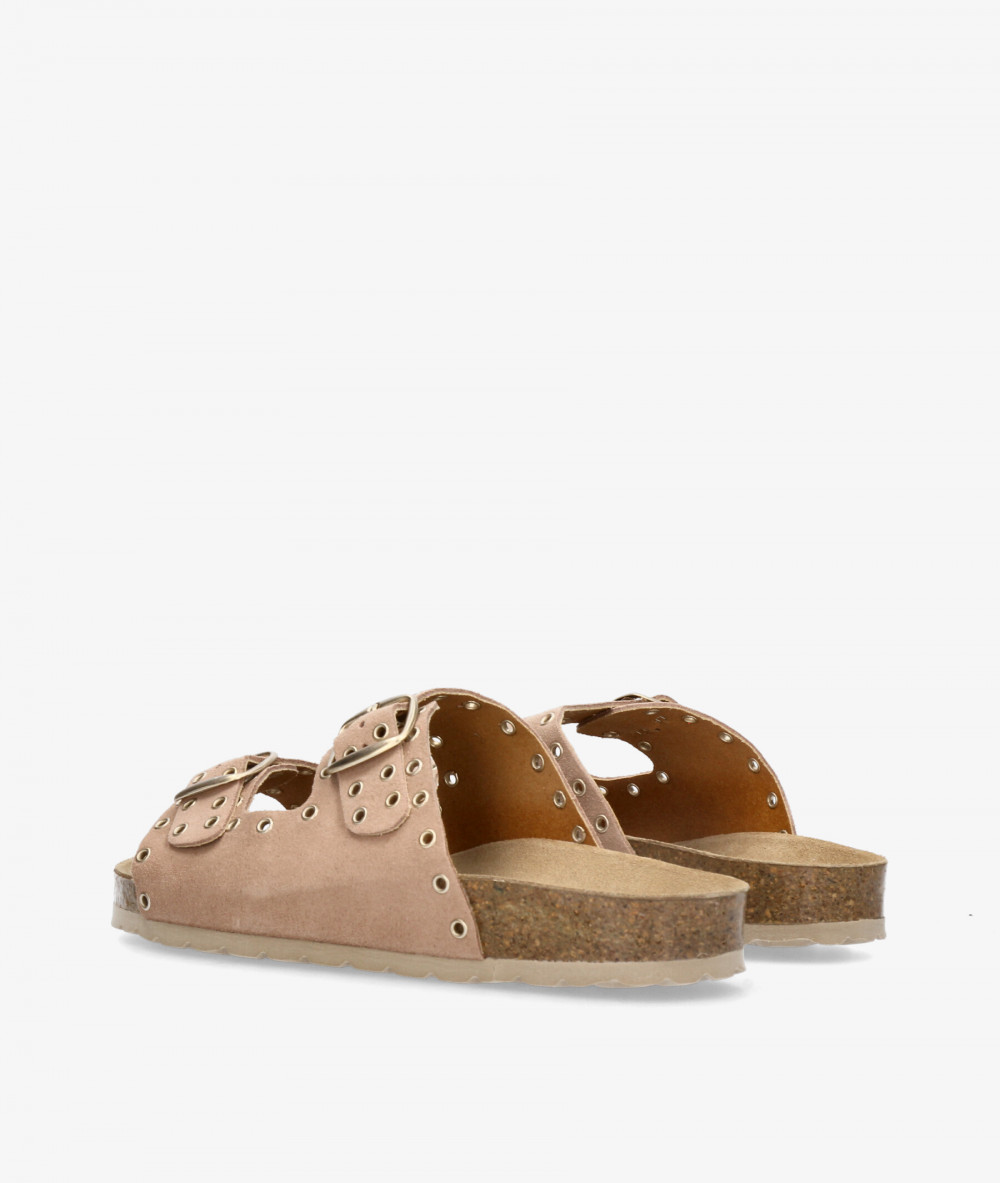 Sandalias Kénnebec  204015-OJ en serraje nude