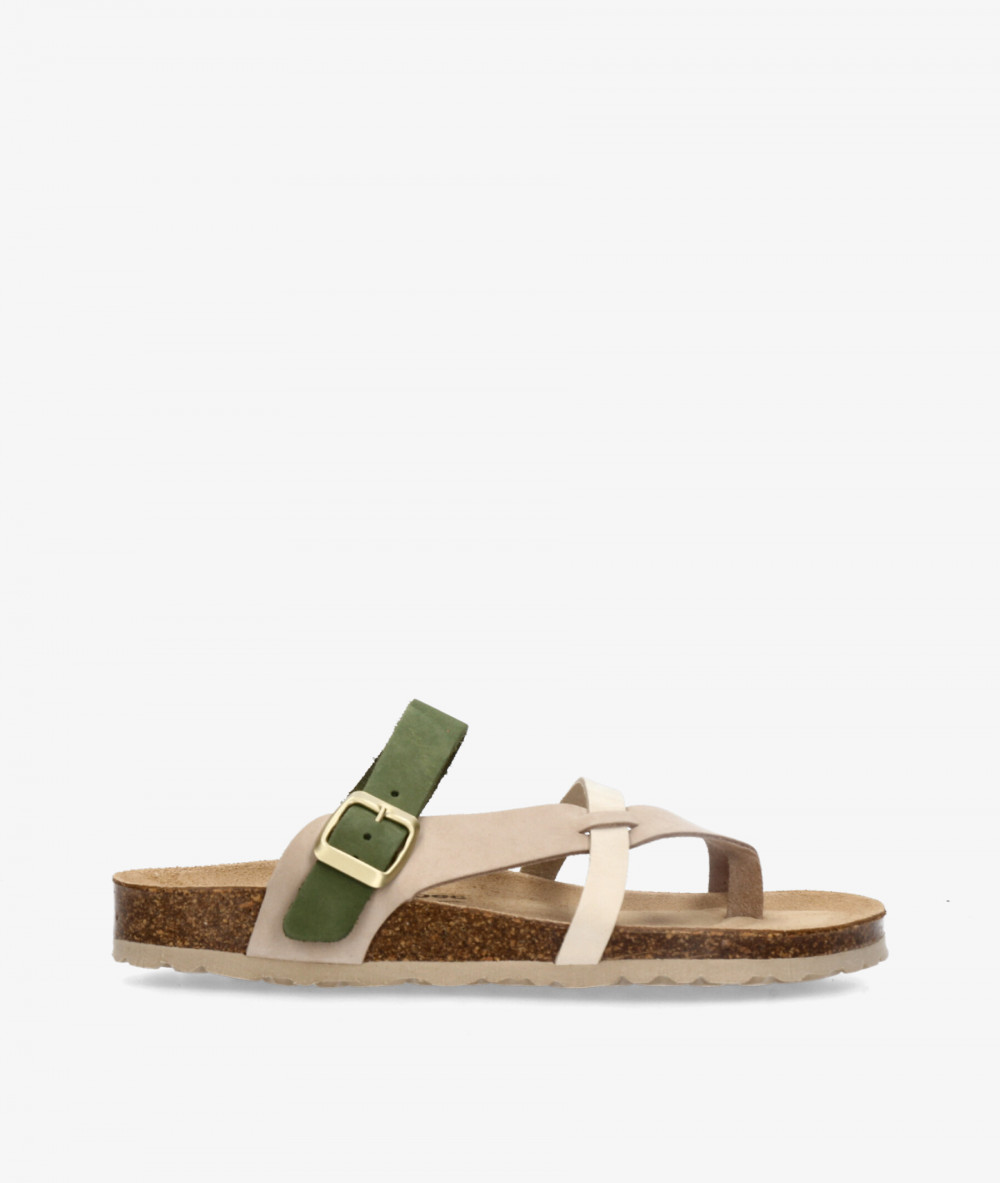 Sandalias Kénnebec  520021 en nobuck taupe