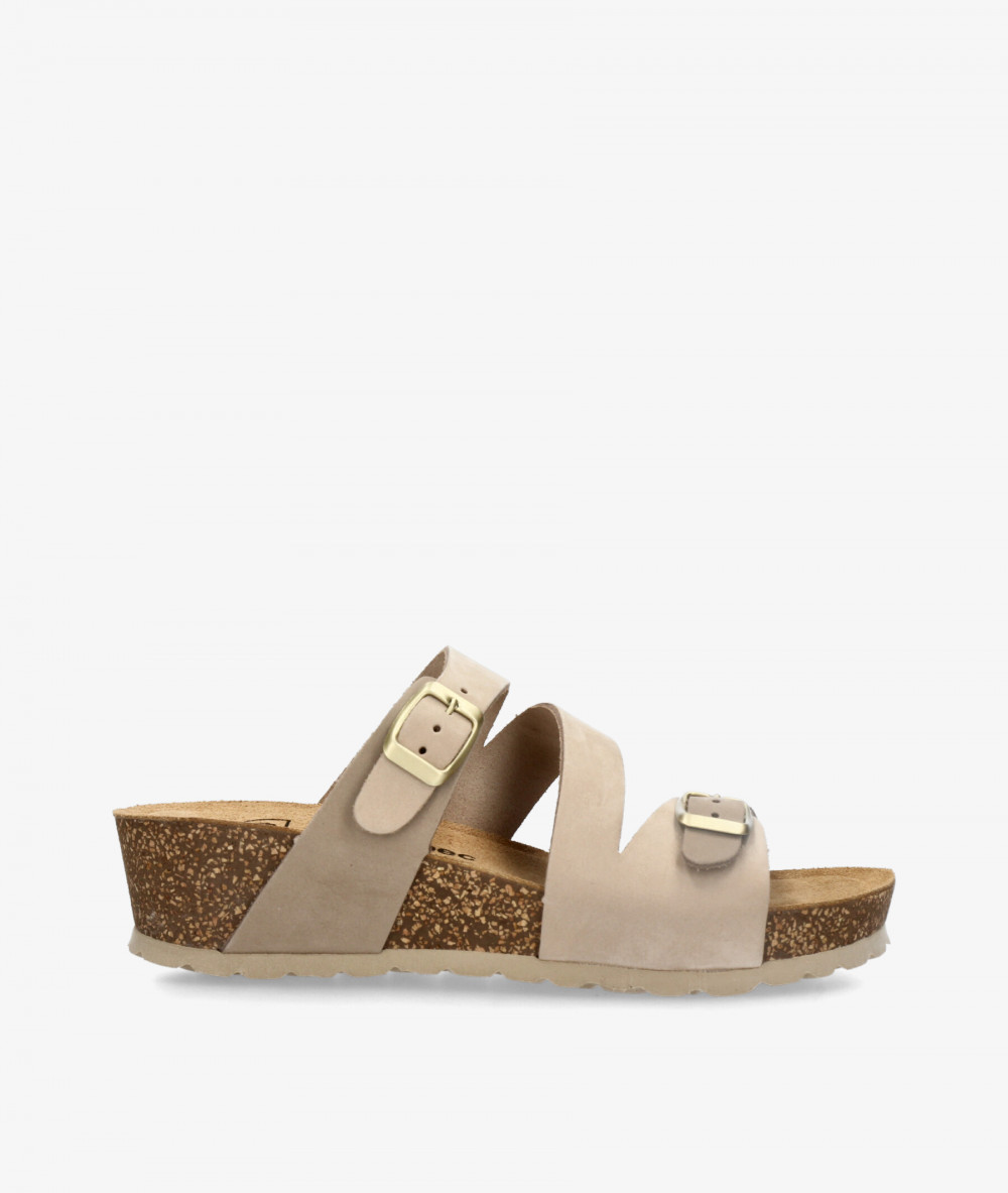 Sandalias Kénnebec  IB-017 en nobuck beige