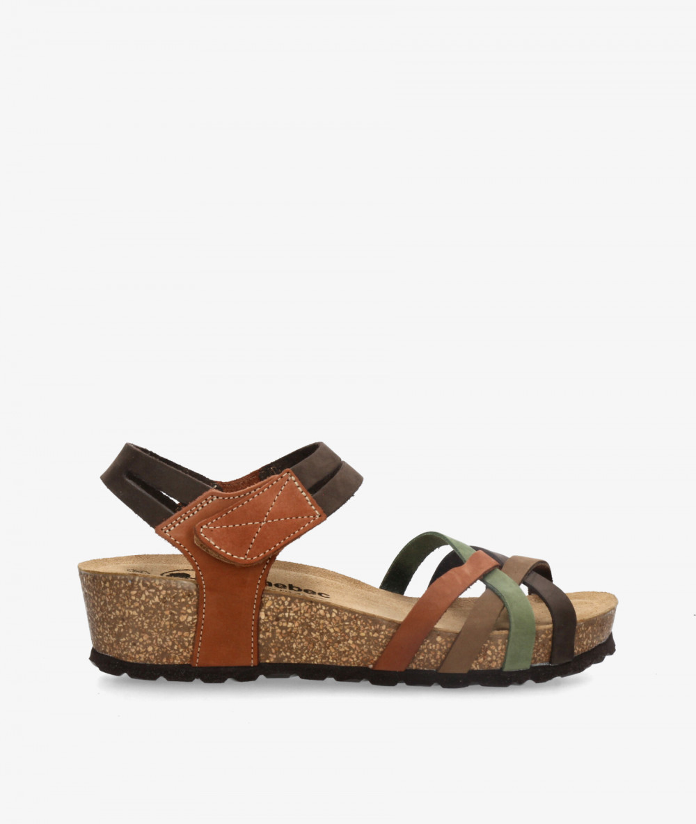 Sandalias Kénnebec  IB-00--- en nobuck marrón