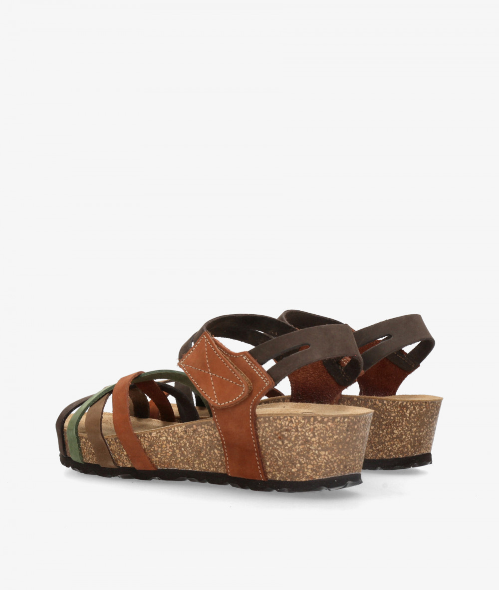 Sandalias Kénnebec  IB-00--- en nobuck marrón