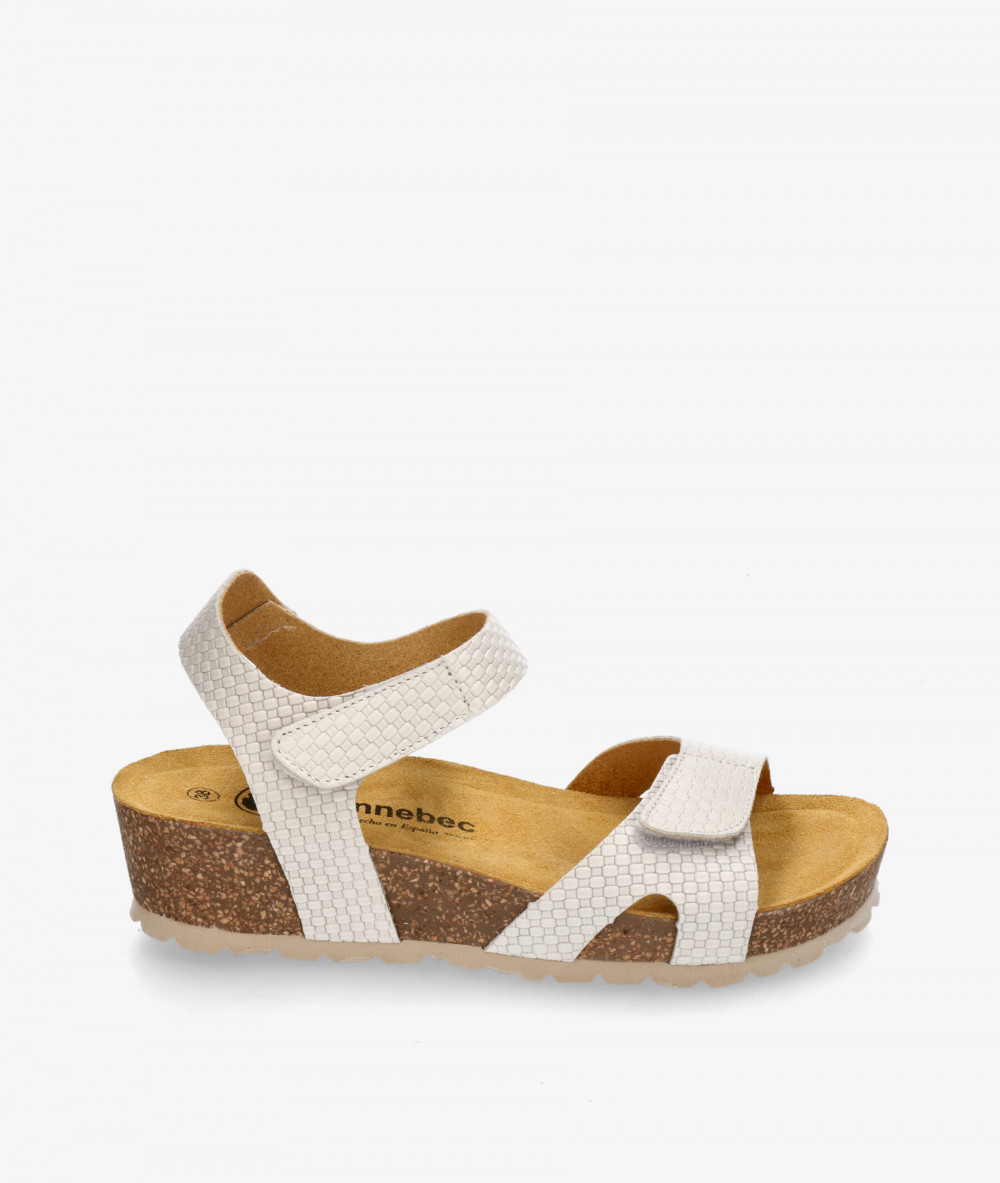 Sandalias Kénnebec  IB-101 en hueso