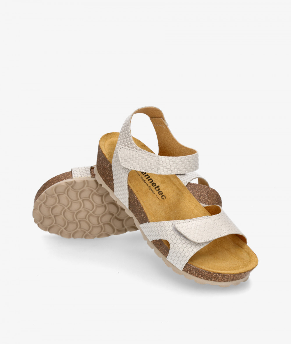 Sandalias Kénnebec  IB-101 en hueso