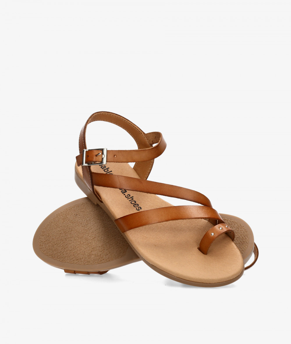 Sandalias pabloochoa.shoes  9128 en cuero