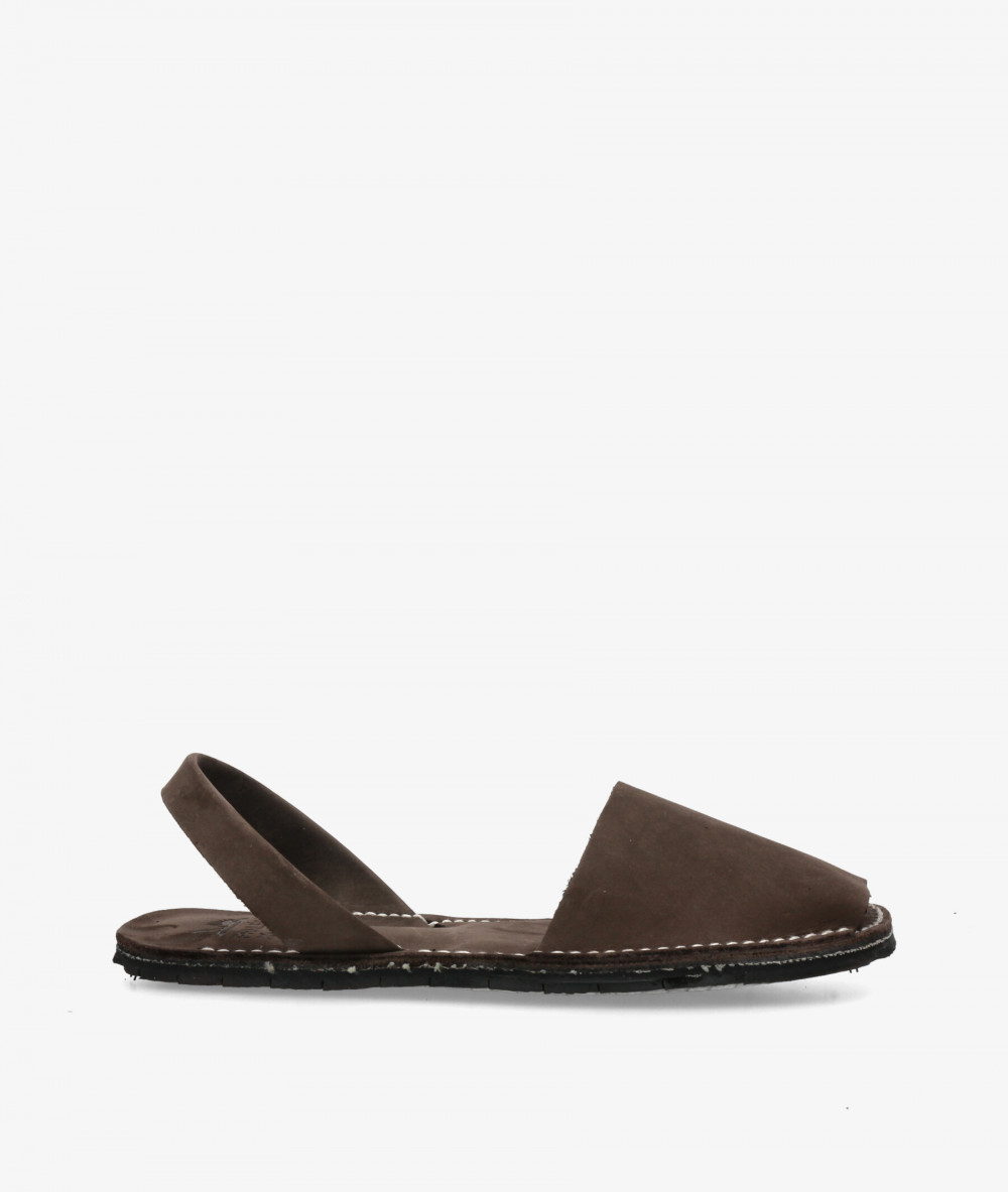 Sandalias FRAILERÁ  COSTERO-PRO en nobuck marrón