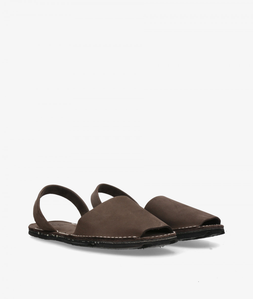 Sandalias FRAILERÁ  COSTERO-PRO en nobuck marrón