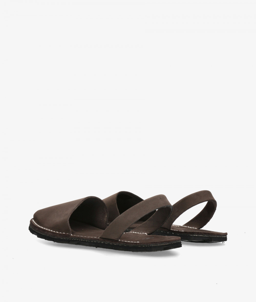 Sandalias FRAILERÁ  COSTERO-PRO en nobuck marrón