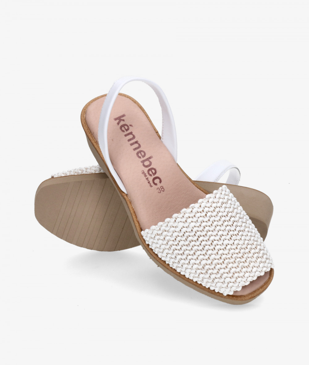 Sandalias Kénnebec  146 en blanco
