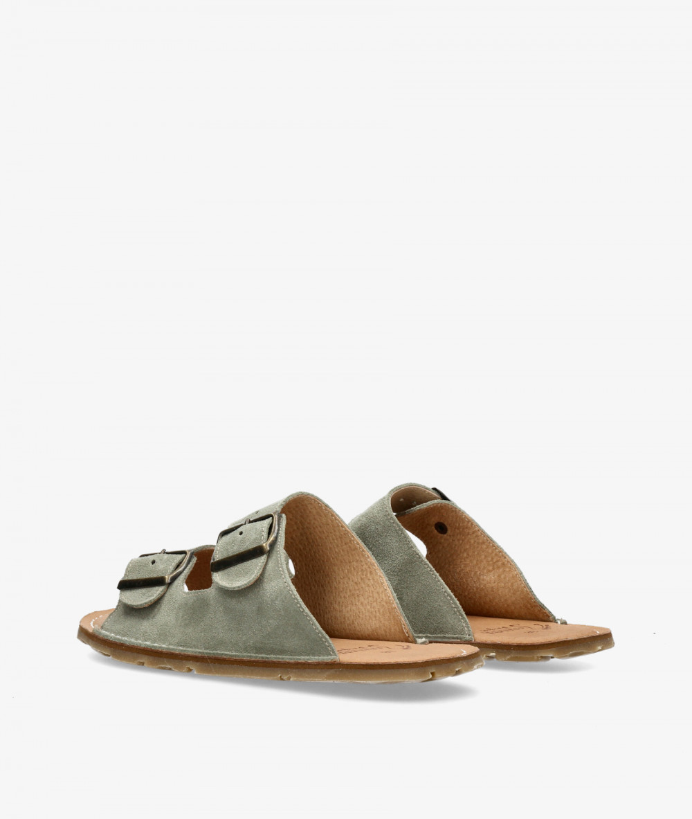 Sandalias FRAILERÁ NICO en serraje verde