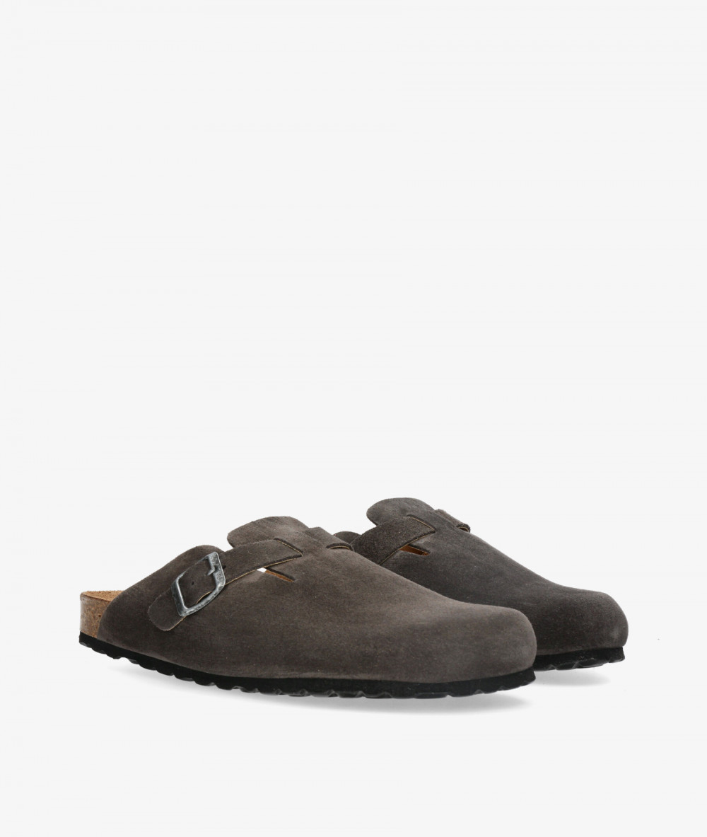 Sandalias Kénnebec  204047C en serraje gris