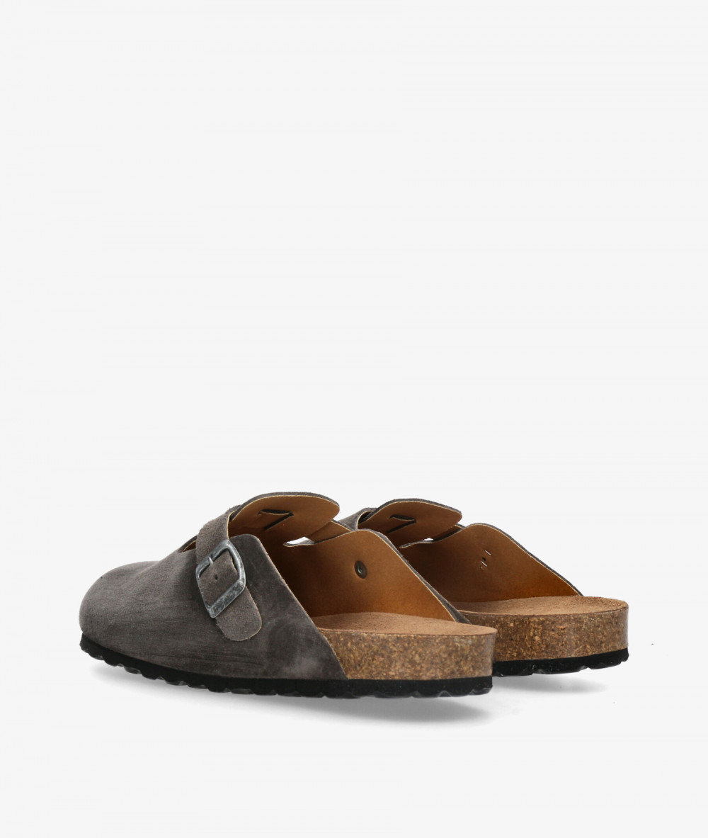 Sandalias Kénnebec  204047C en serraje gris