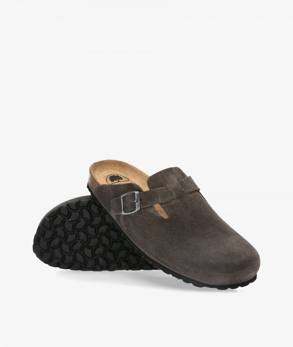Sandalias Kénnebec  204047C en serraje gris