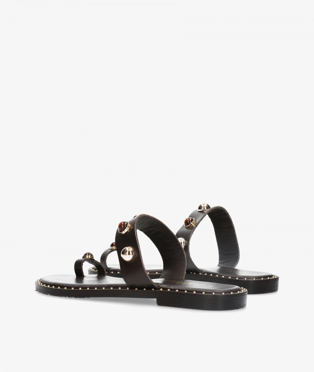 Sandalias Kissia  RSP-11715  JOPA-3 en marrón