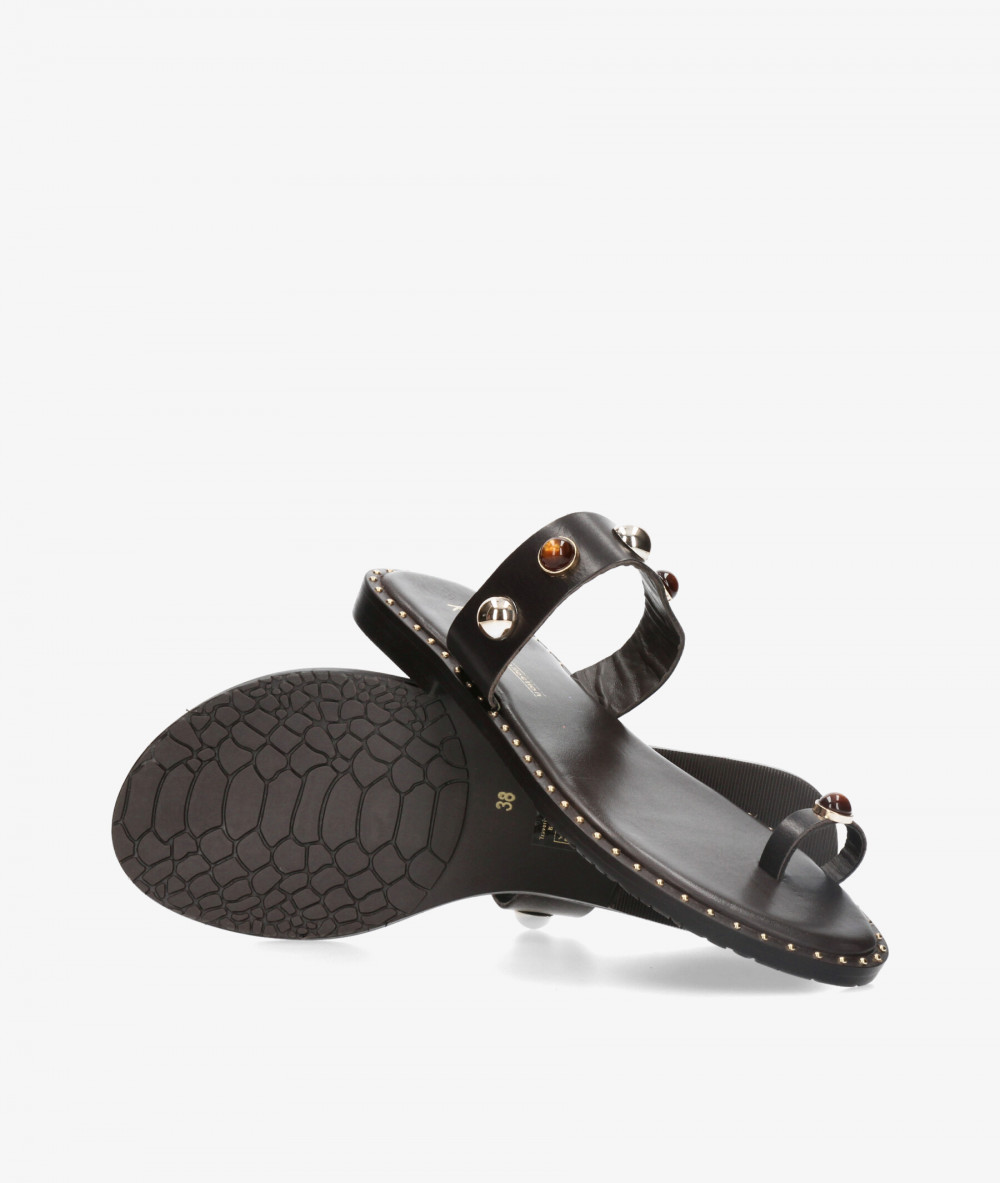 Sandalias Kissia  RSP-11715  JOPA-3 en marrón