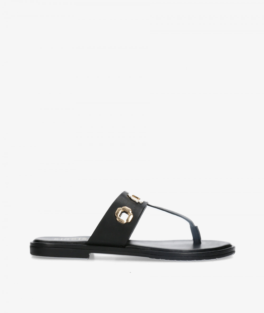 Sandalias Kissia  RSP-10565  JOPA-6 en negro