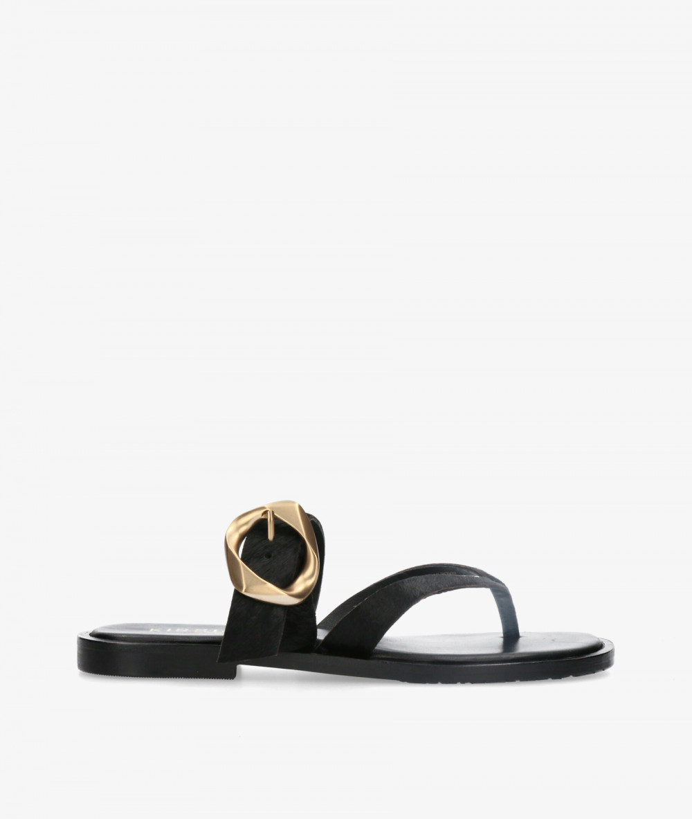 Sandalias Kissia  RSP-11729  JOPA-9 en negro