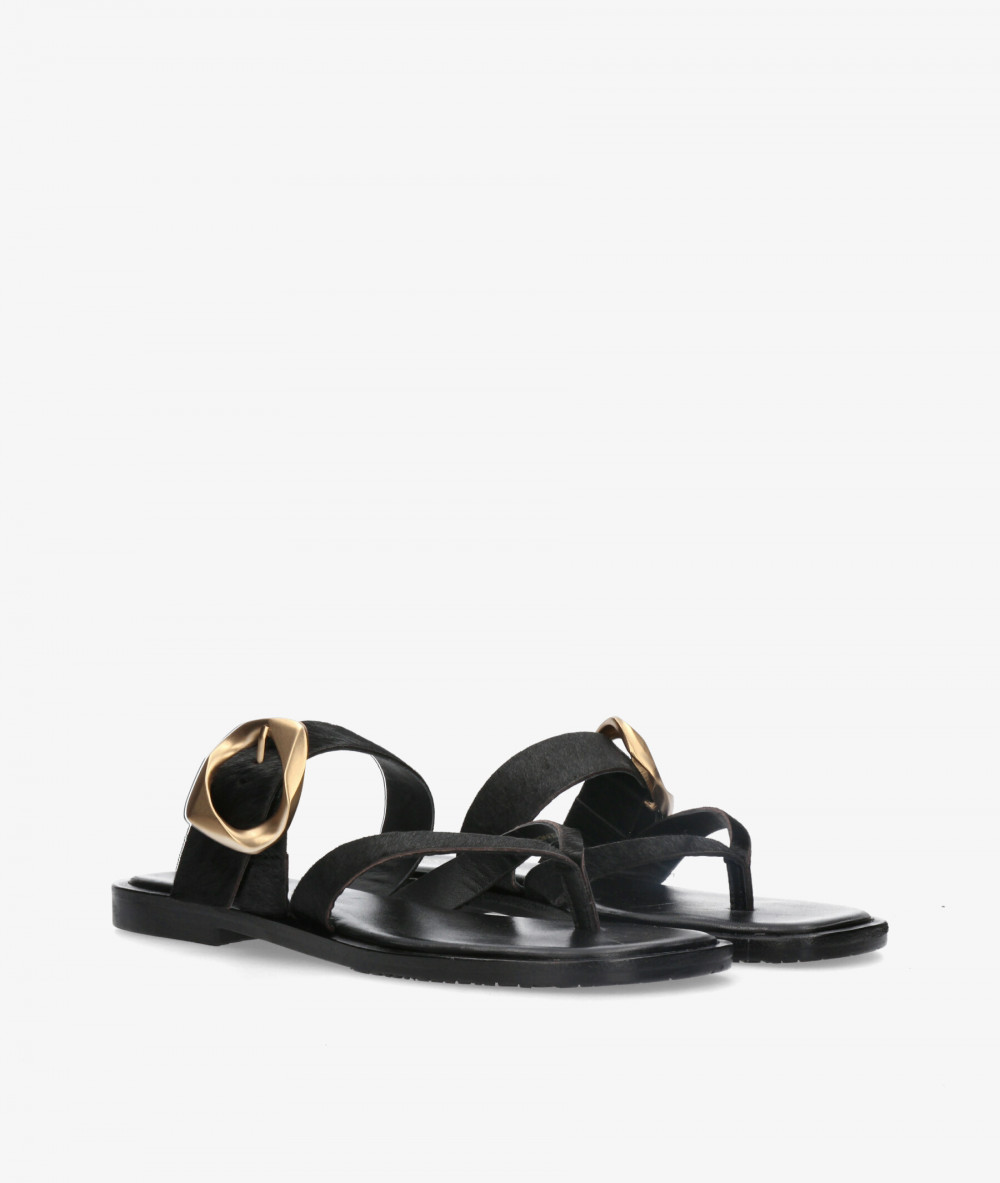 Sandalias Kissia  RSP-11729  JOPA-9 en negro