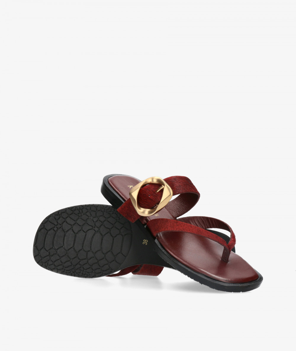 Sandalias Kissia  RSP-11729  JOPA-9 en burdeos