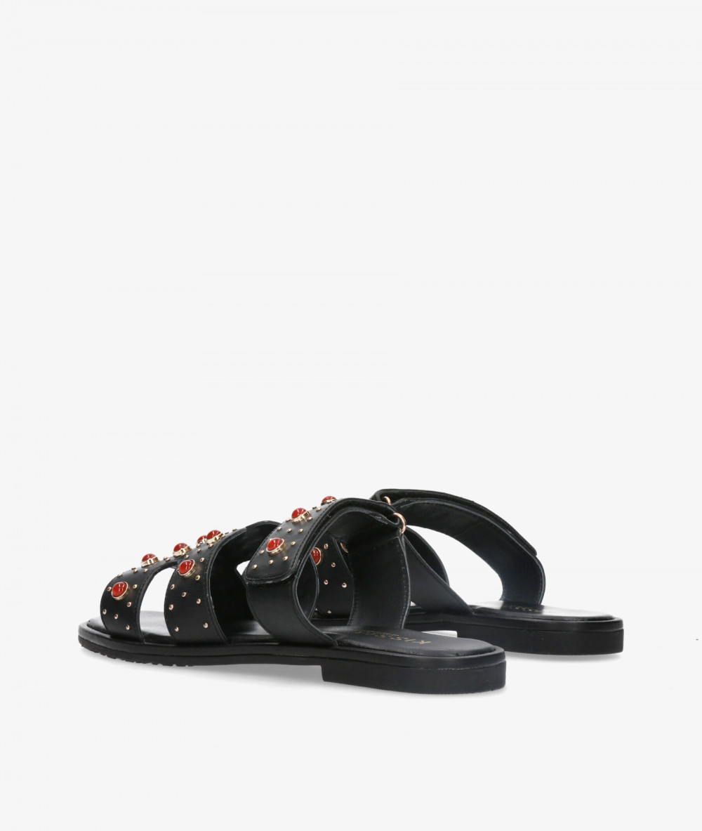 Sandalias Kissia  RSP-11379  JOPA-10 en negro