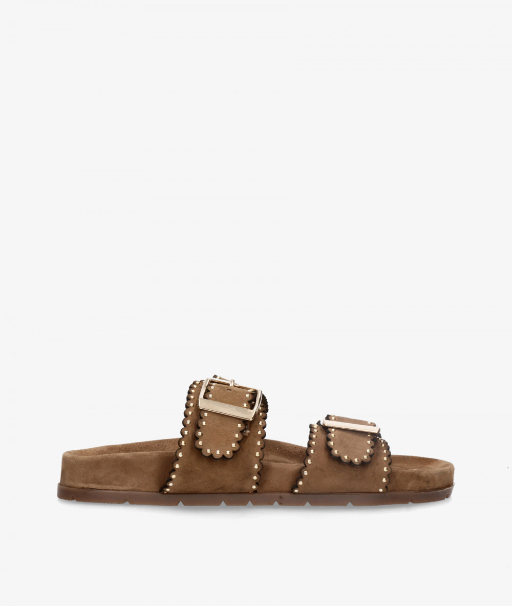 Sandalias Kissia  RSP-11671  JOPA-11 en ante taupe