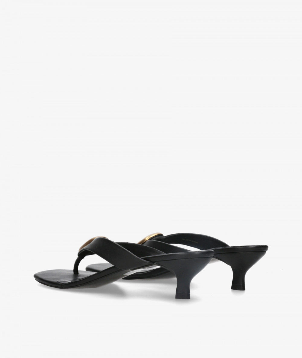 Sandalias Kissia  RSP-11547  JOPA-12 en negro
