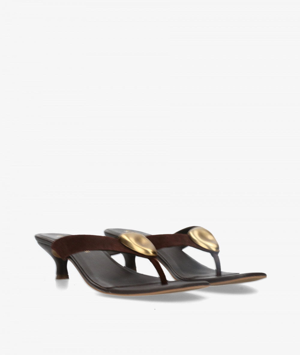 Sandalias Kissia  RSP-11547  JOPA-12 en marrón