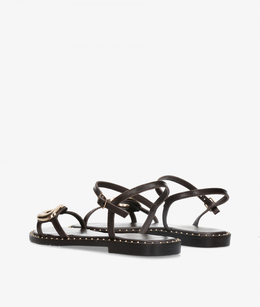 Sandalias Kissia  RSP-11492  JOPA-13 en marrón