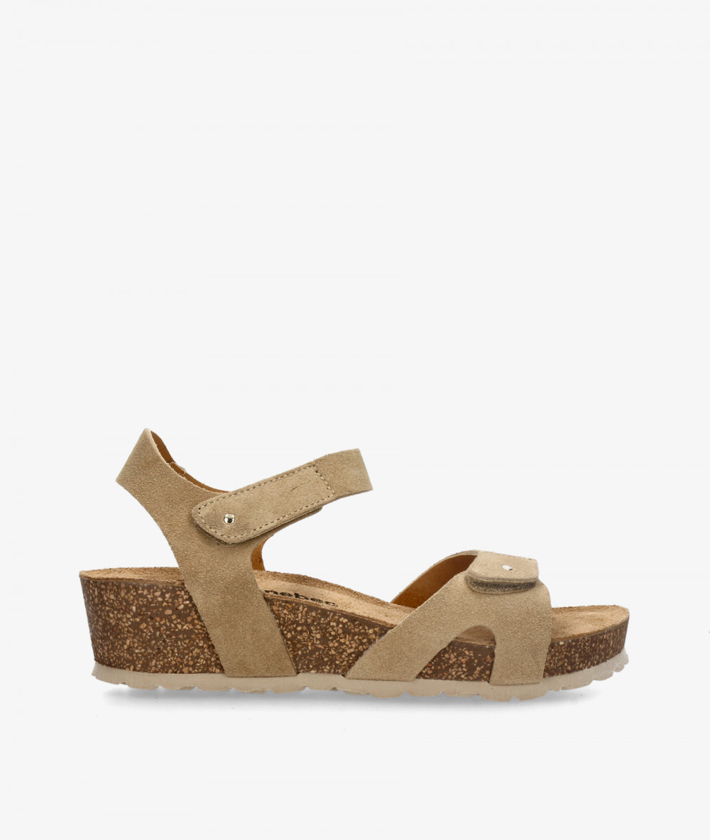 Sandalias Kénnebec  IB-101 en serraje taupe
