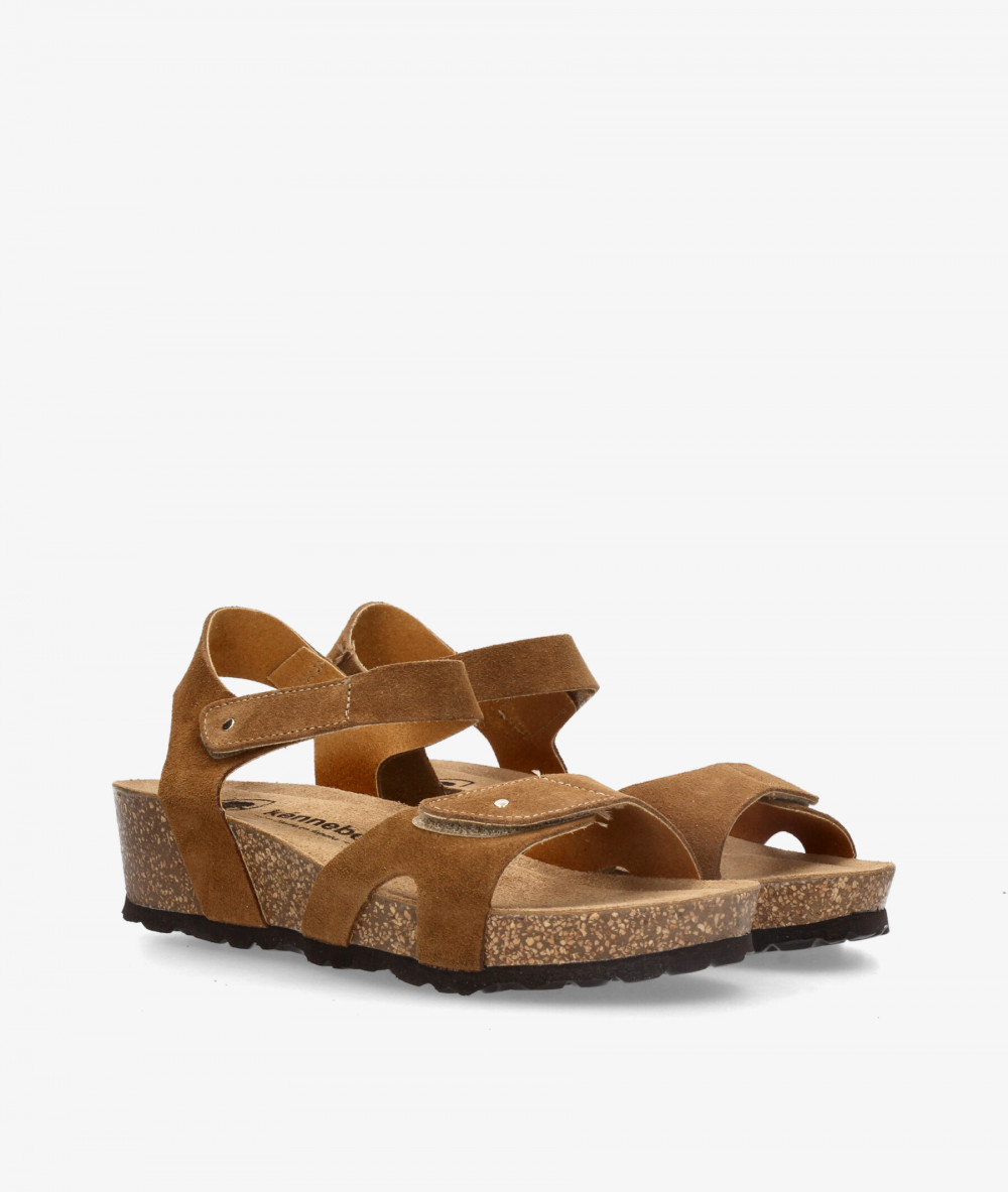 Sandalias Kénnebec  IB-101 en serraje cuero