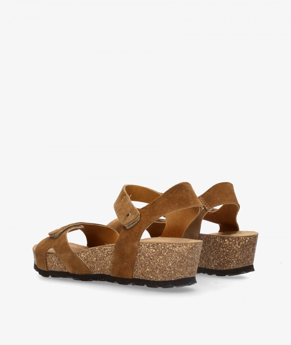 Sandalias Kénnebec  IB-101 en serraje cuero