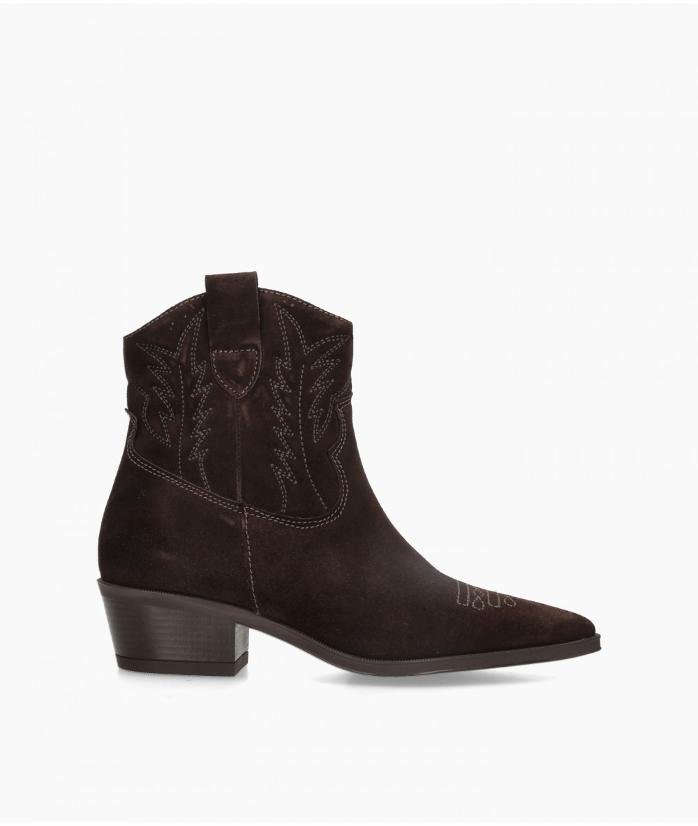 bloom&you Ankle boots  7411 DAISY in brown split suede