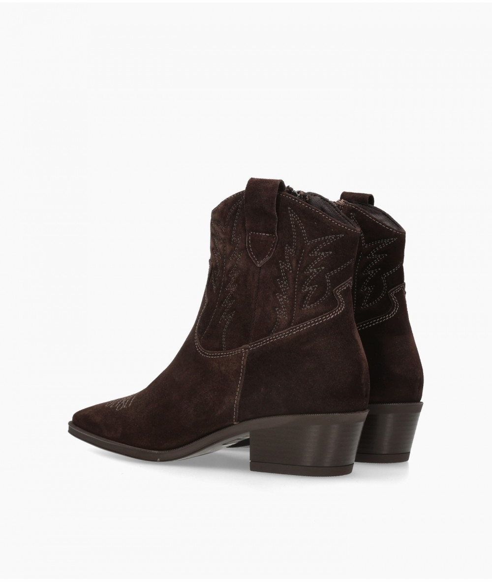 bloom&you Ankle boots  7411 DAISY in brown split suede