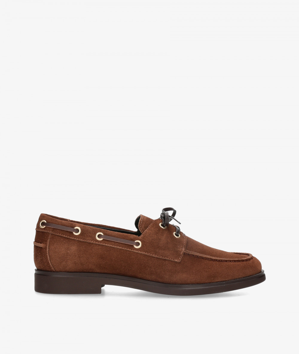 bloom&you Nautical shoes NAUTI in leather split suede