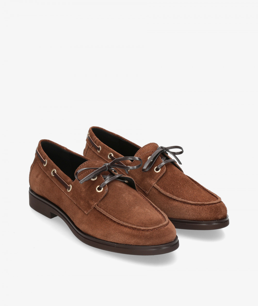 bloom&you Nautical shoes NAUTI in leather split suede