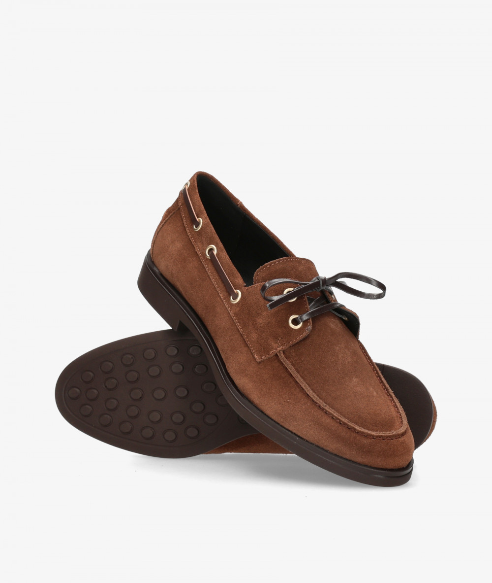 bloom&you Nautical shoes NAUTI in leather split suede