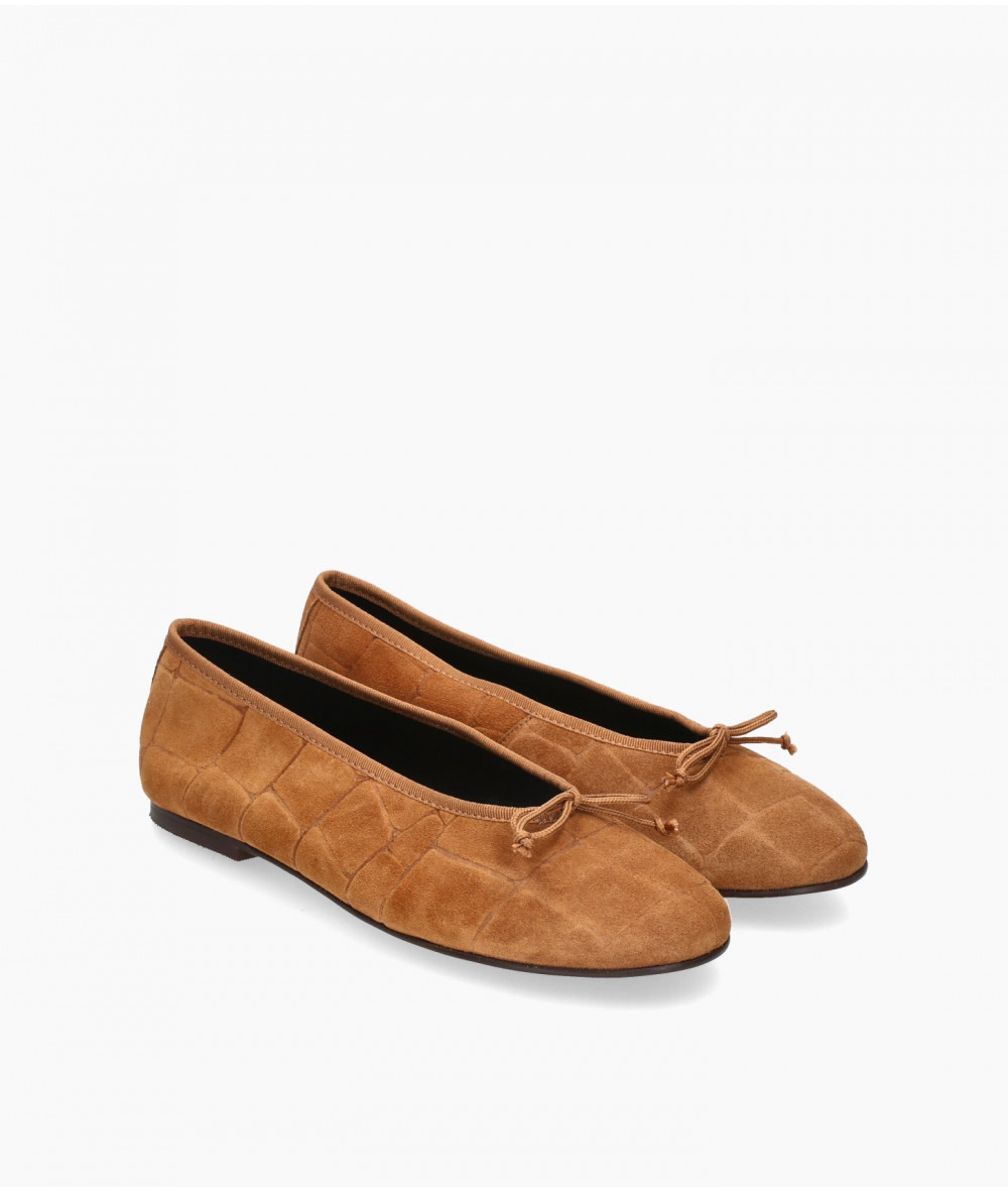 bloom&you Ballerinas ALLISON in leather split suede